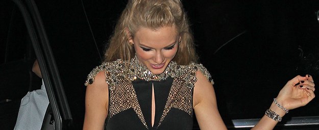 Taylor Swift heads to a restaurant with friends after attending the MET Gala in New York City